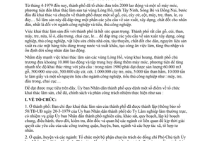 Chỉ thị 01/CT-UB đẩy mạnh công tác khai thác lâm sảnTây Ninh, Sông Bé Đồng Nai