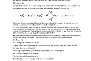 Tiêu chuẩn quốc gia TCVN 2662:1978 về Nước uống - Phương pháp xác định hàm lượng amoniac