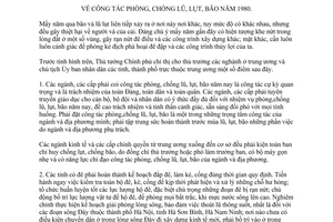 Chỉ thị 111-TTg công tác phòng chống lụt, bão năm 1980