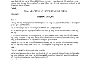 Công ước viên Liên Hợp quốc mua bán hàng hóa quốc tế 11 04 1980