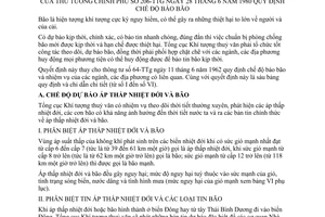 Quyết định 206-TTg quy định chế độ báo bão