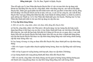 Công văn 1882/UB tạm thời trợ cấp thêm cán bộ công nhân viên công tác, sản xuất tại địa phận huyện Duyên Hải