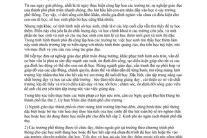 Chỉ thị 03/CT-UB tổ chức dạy thêm ngoài giờ học sinh phổ thông