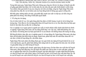 Quyết định 224-CP tăng cường công tác tín dụng, tiền tệ, thanh toán của Ngân hàng Nhà nước