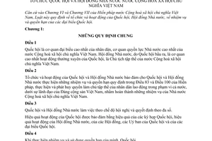 Luật tổ chức Quốc hội và Hội đồng Nhà nước 1981 1-LCT/HĐNN7