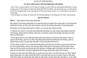 Quyết định 162/QĐ-UB chức năng, nhiệm vụ, quyền hạn các Ban quản lý thị trường thành phố, quận, huyện các Đội kiểm soát