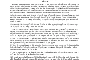 Thông cáo 05/TC-UB giải quyết tranh chấp ruộng đất thành phố Hồ Chí Minh