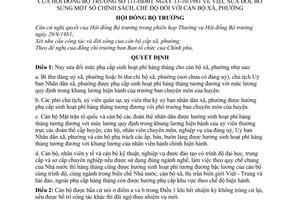 Quyết định 111-HĐBT sửa đổi chính sách, chế độ cán bộ xã, phường