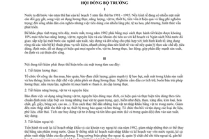 Nghị quyết 15-HĐBT đẩy mạnh thực hành tiết kiệm