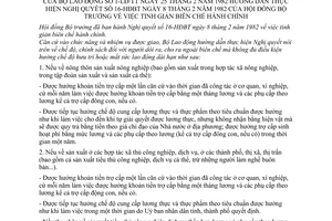 Thông tư 01-LĐ/TT tinh giảm biên chế hành chính hướng dẫn Nghị quyết 16-HĐBT Hội đồng Bộ trưởng tinh giảm biên chế hành chính