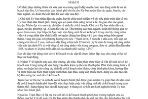 Chỉ thị 04/CT-UB triển khai CT 29/HĐBT trong 5 năm 1981 – 1985 công tác vận động sinh đẻ kế hoạch