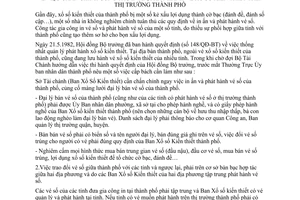 Chỉ thị 23/CT-UB chấn chỉnh công tác in ấn, phát hành vé xổ số kiến thiết thị trường thành phố Hồ Chí Minh