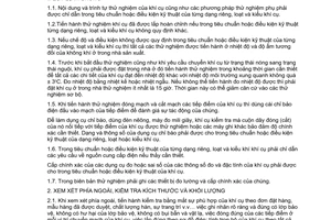 Tiêu chuẩn Việt Nam TCVN 3725:1982 về khí cụ điện điện áp tới 1000 V - Phương pháp thử do Ủy ban Khoa học và Kỹ thuật Nhà nước ban hành