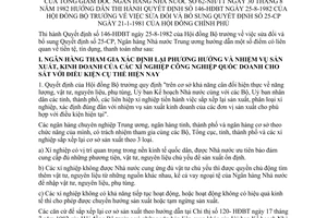 Thông tư 62-NH/TT tiền tệ tín dụng thanh toán Ngân hàng Nhà nước ban hành hướng dẫn Quyết định 146-HĐBT sửa đổi Quyết định 25-CP