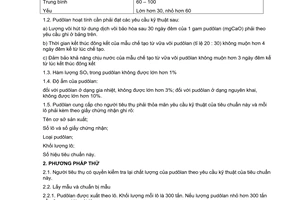 Tiêu chuẩn Việt Nam TCVN 3735:1982 về Phụ gia hoạt tính pudôlan do Ủy ban Khoa học và Kỹ thuật Nhà nước ban hành