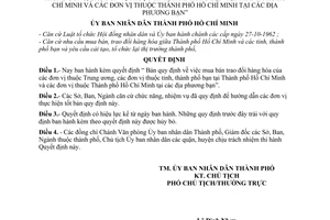 Quyết định 313/QĐ-UB Mua bán trao đổi hàng hóa các đơn vị Trung ương, đơn vị tỉnh, thành phố bạn