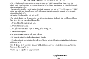 Chỉ thị 1-VVT bổ sung diện ưu tiên mua vé tàu xe