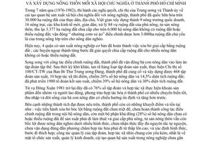 Chỉ thị 29/CT-UB đẩy mạnh thực hiện công tác điều chỉnh ruộng đất cải tạo xây dựng nông thôn mới XHCN thành phố Hồ Chí Minh