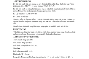 Tiêu chuẩn Việt Nam TCVN 3804:1983 về natri hidroxit kỹ thuật - phương pháp so màu xác định hàm lượng thủy ngân do Chủ nhiệm Ủy ban Khoa học và Kỹ thuật Nhà nước ban hành