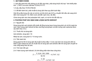Tiêu chuẩn Việt Nam TCVN 3795:1983 về natri hidroxit kỹ thuật - phương pháp xác định hàm lượng natri hidroxit tổng lượng bazơ và natri cacbonat do Chủ nhiệm Ủy ban Khoa học và Kỹ thuật Nhà nước ban hành