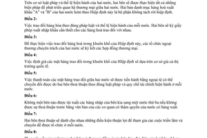 Hiệp định thương mại giữa Việt Nam Ja-ma-hi-ri-a Ả rập Li-bi 1983