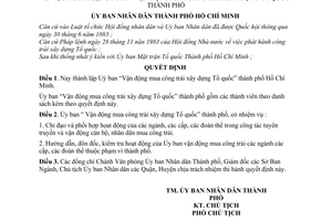 Quyết định 200/QĐ-UB bổ sung mức thu thuế sát sinh