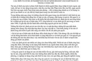 Quyết định 157-HĐBT tổng kiểm kê đánh giá lại tài sản cố định trong cơ sở, xí nghiệp sản xuất kinh doanh vào 0 giờ ngày 01/04/1985