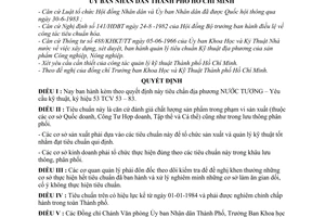 Quyết định 420/QĐ-UB  tiêu chẩn địa phương về nước tương