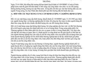 Chỉ thị 39/CT-UB thi hành Quyết định 109/HĐBT biện pháp trước mắt để giảm bớt khó khăn đời sống công nhân viên chức