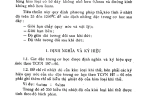 Tiêu chuẩn Việt Nam TCVN 3940:1984 về Kim loại - Phương pháp thử kéo ở nhiệt độ cao do Ủy ban Khoa học và Kỹ thuật Nhà nước ban hành