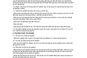 Tiêu chuẩn ngành 22TCN 65:1984 về quy trình thí nghiệm xác định độ nhám mặt đường bằng phương pháp rắc cát