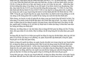 Chỉ thị 08/CT-UB quy hoạch phân bố sử dụng lao động quận, huyện