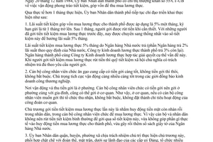 Chỉ thị 14/CT-UB gởi tiền tiết kiệm góp vốn thu mua lương thực