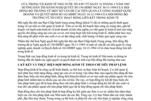 Thông tư 4-PC/TT tổ chức hoạt động liên kết trong kinh tế hướng dẫn Nghị quyết 156-HĐBT cải tiến quản lý công nghiệp quốc doanh Quyết định 162-HĐBT