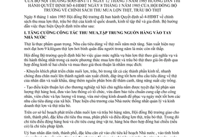 Thông tư 05-BNT/TT chính sách thu mua lợn thịt trâu bò thịt hướng dẫn Quyết định 4-HĐBT