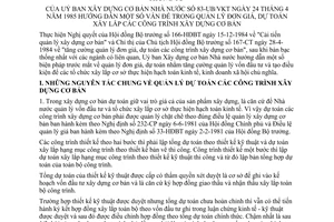 Thông tư 83-UB/VKT hướng dẫn quản lý đơn giá dự toán xây lắp công trình xây dựng cơ bản