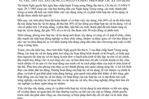 Chỉ thị 6-NH/CT tiếp tục xây dựng củng cố  phát triển hợp tác xã tín dụng