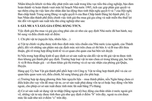 Chỉ thị 26/CT-UB giá thu mua gia công  thuế công thương nghiệp sản xuất tiểu thủ công nghiệp