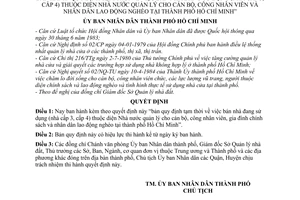 Quyết định 140/QĐ-UB quy định tạm thời bán nhà đang sử dụng nhà cấp 3,4 cho cán bộ, công nhân viên, gia đình chính sách, nhân dân lao động nghèo