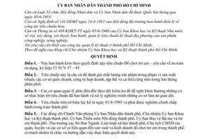 Quyết định 163/QĐ-UB tiêu chuẩn Đồ chơi trẻ em yêu cầu về an toàn sử dụng, ký hiệu 53 TCV 57 – 85
