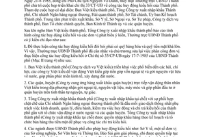 Thông báo 196/TB-UB triển khai công tác huy động kiều hối