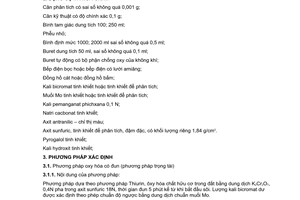 Tiêu chuẩn Việt Nam TCVN 4050:1985 về đất trồng trọt - Phương pháp xác định tổng số chất hữu cơ do Ủy ban Khoa học và Kỹ thuật Nhà nước ban hành