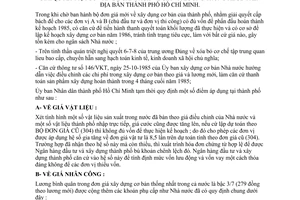 Chỉ thị 52/CT-UB giải quyết cấp bách giá  lương trong xây dựng cơ bản