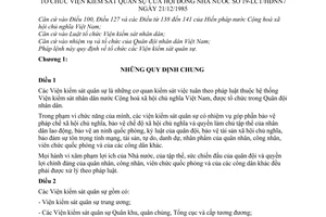 Pháp lệnh Viện kiểm sát quân sự 1985 19-LCT/HĐNN7