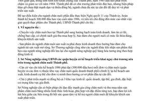 Chỉ thị 07/CT-UB  đẩy mạnh chăn nuôi heo