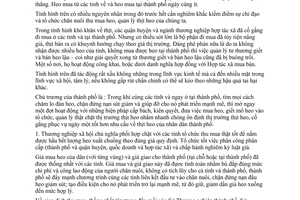 Công văn 1716/UB mua heo quản lý thịt heo trên địa bàn thành phố