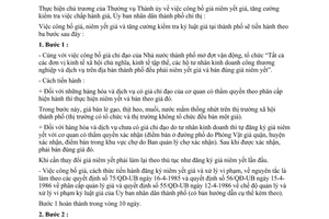 Chỉ thị 15/CT-UB  công bố giá chỉ đạo  Nhà nước  quản lý giá trên địa bàn thành phố