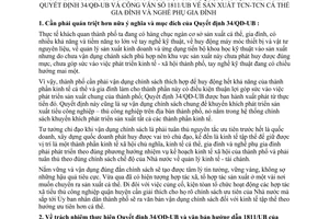 Thông báo 123/TB-UB hướng dẫn các sở, ban, ngành quận huyện sản xuất  thủ công nghiệp cá thể gia đình