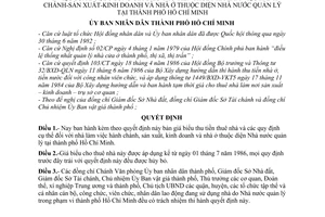 Quyết định 110/QĐ-UB sửa đổi giá biểu thu tiền thuê nhà làm việc hành chánh-sản xuất-kinh doanh, nhà ở thuộc diện nhà nước quản lý