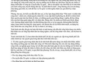 Chỉ thị 19/CT-UB quyên góp trong dân